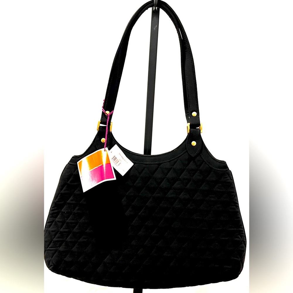Classic Vera Bradley Black Hobo Purse
